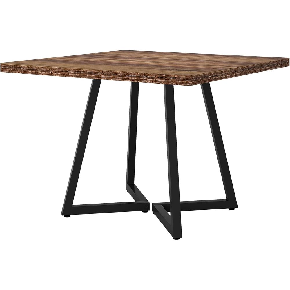 Office Furniture For Small Spaces - Compact 31.5 Square Wooden Table for
