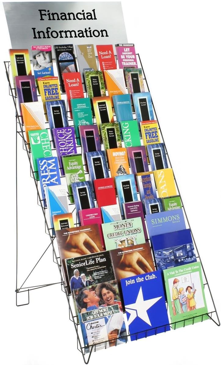 Wire Display Rack for Books, M – Office Furniture And Fixtures recenzja i cena