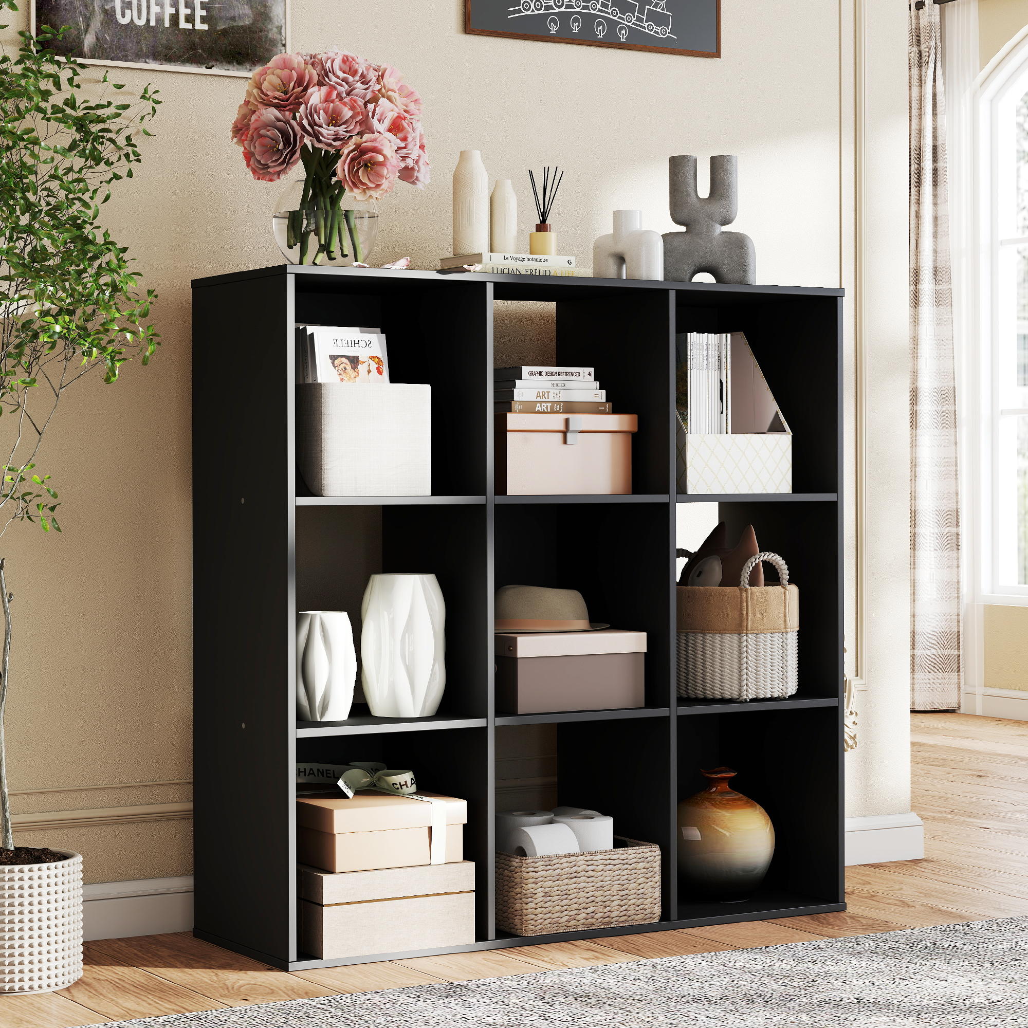 JHK 9 Cube Storage Organizer W – Office Furniture Plan recenzja i cena