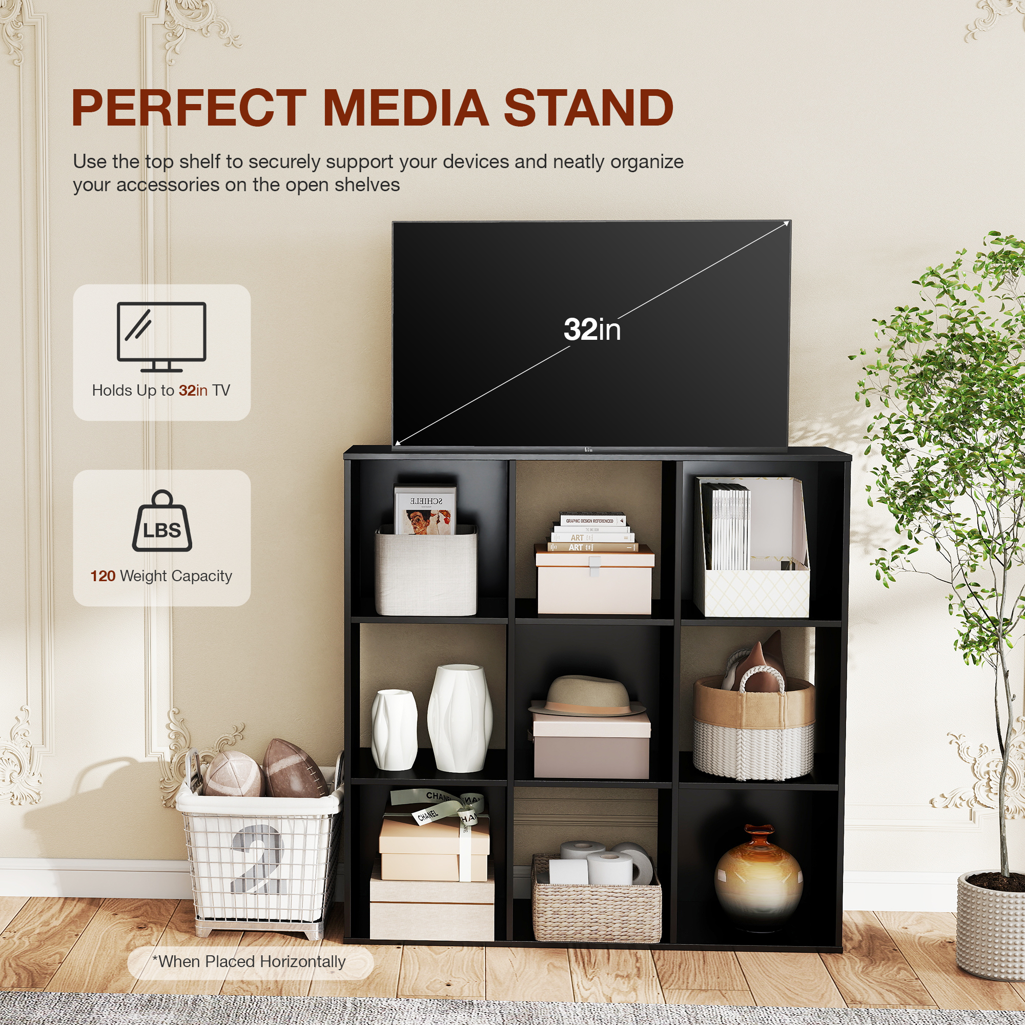 JHK 9 Cube Storage Organizer W – Office Furniture Plan recenzja i cena