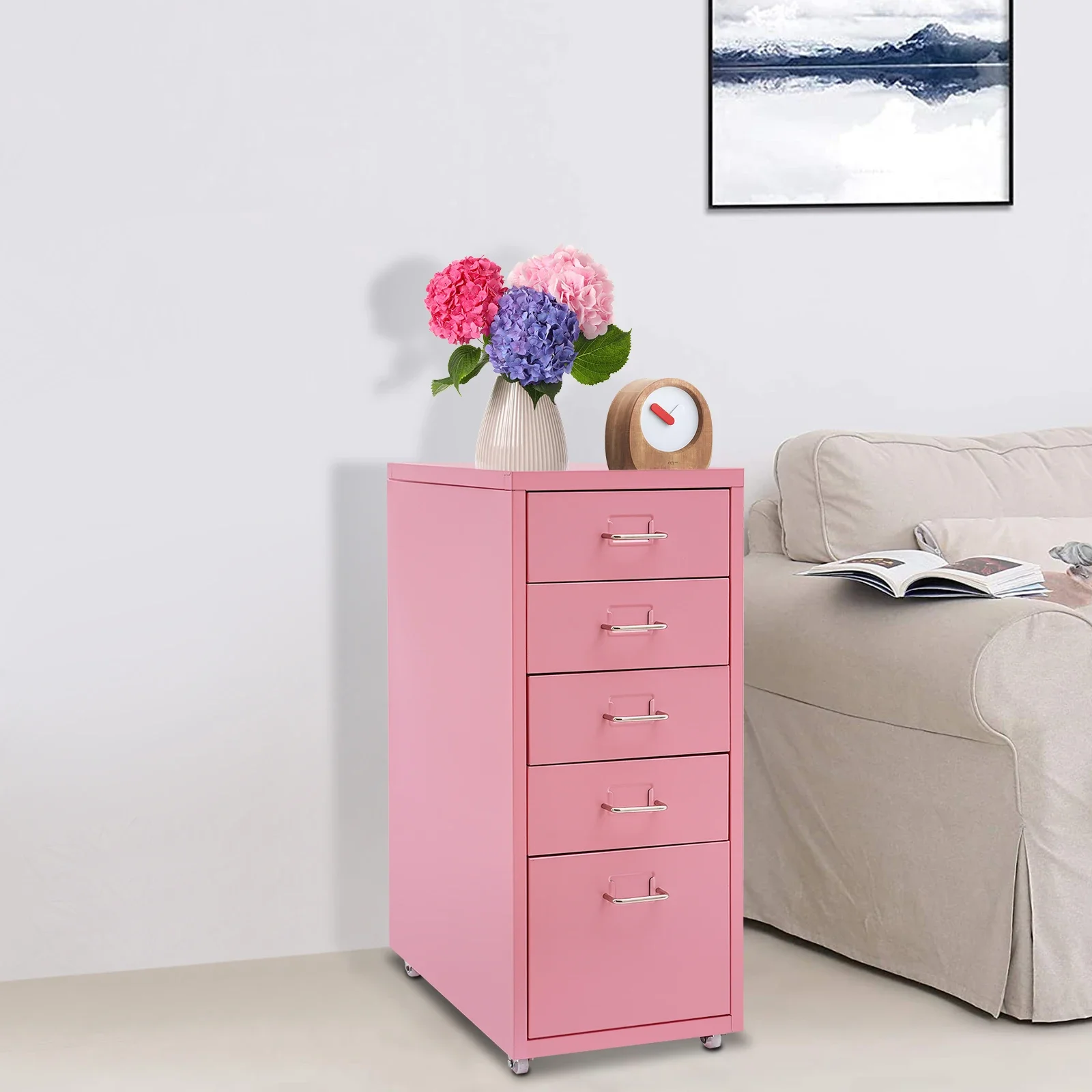 27 In Tall Pink File Cabinet o – Office Furniture Plan recenzja i cena