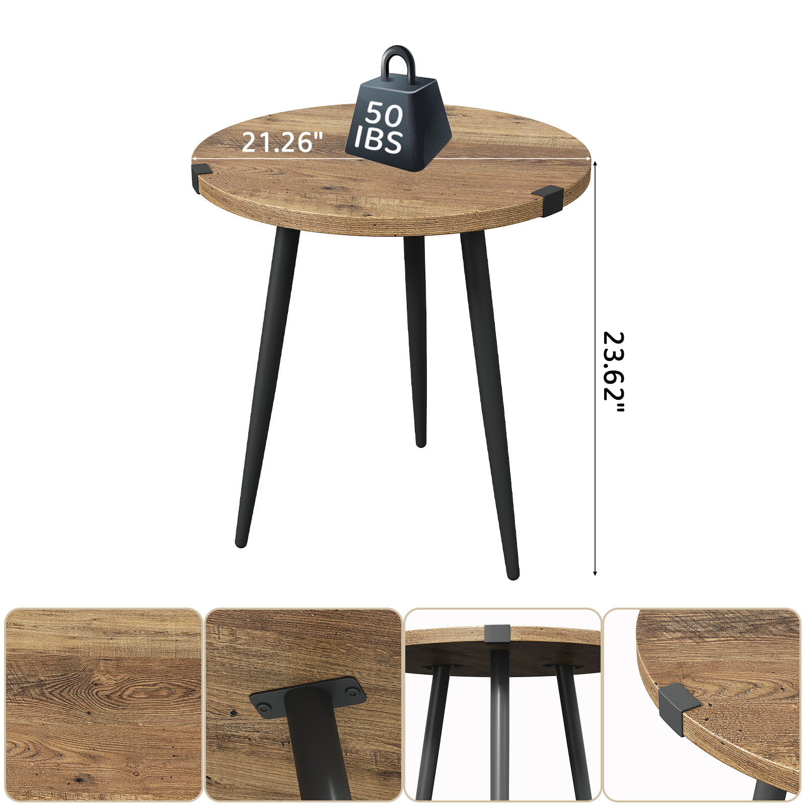 Mid Century Modern Round Coffe – Office Furniture For Small Spaces recenzja i cena