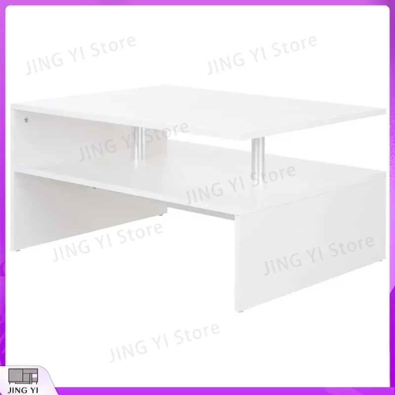 2 Tier Coffee Table Modern Liv – Office Furniture For Small Spaces recenzja i cena