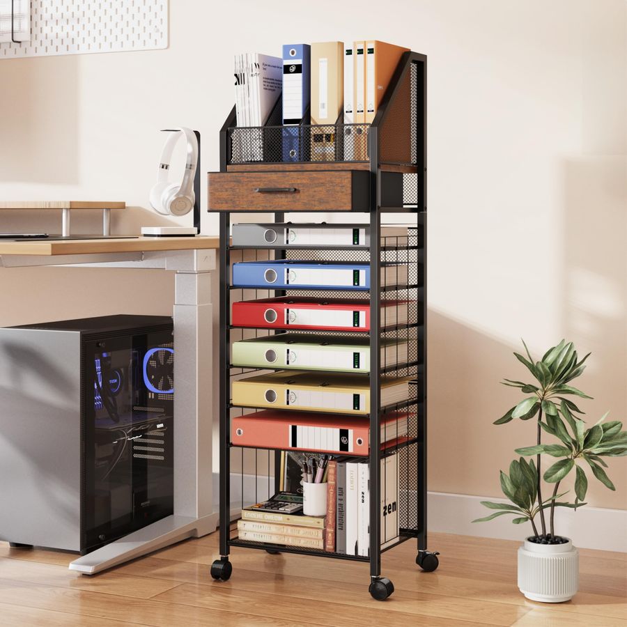 9Tier Rolling File Cart Paper  – Drawer Organizer Tray recenzja i cena