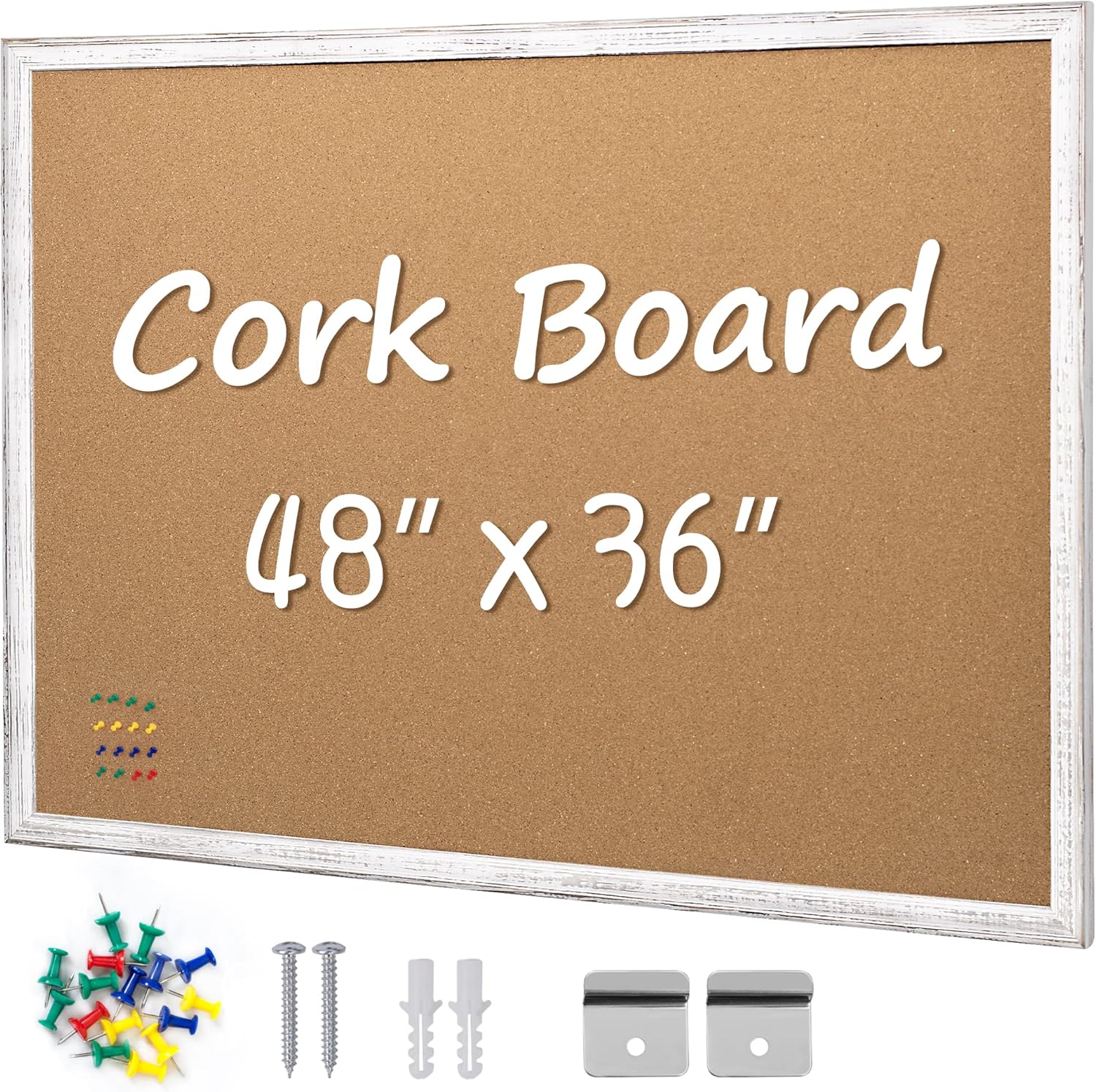 Cork Bulletin Board 36x48, Whi – Bulletin Board Cork recenzja i cena