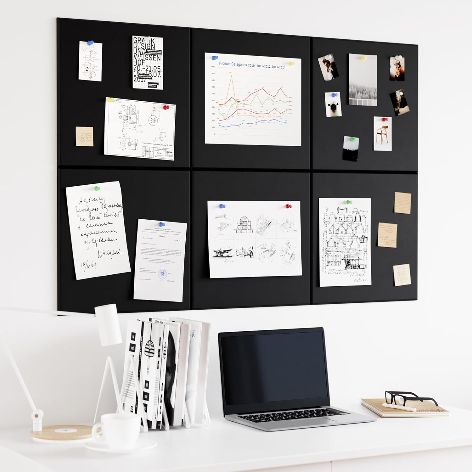 Large Cork Board for Wall, 36x – Bulletin Board Cork recenzja i cena