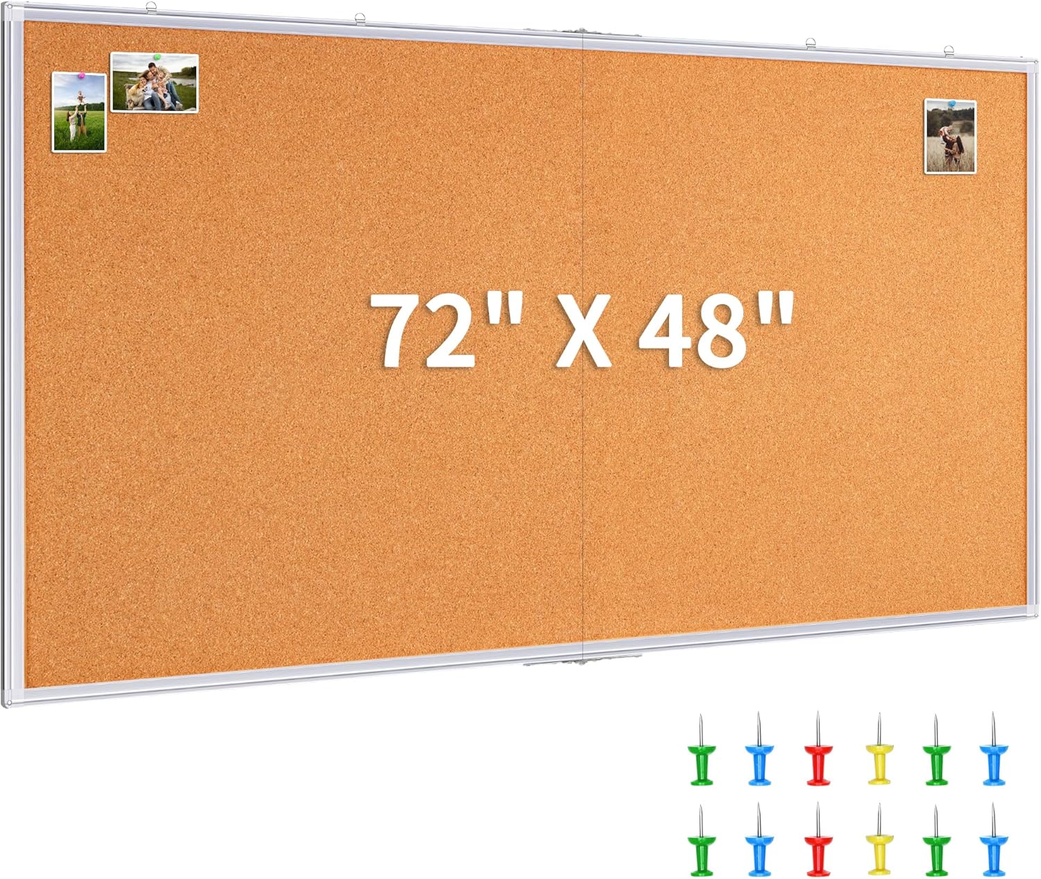 Large Cork Board 72 x 48 in, B – Bulletin Board Cork recenzja i cena
