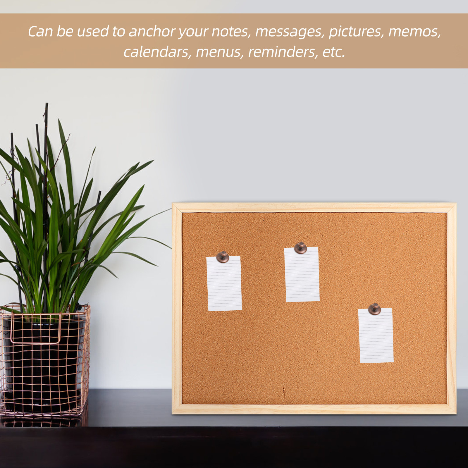 1Set Exquisite Wood Trim Cork  – Bulletin Board Cork recenzja i cena