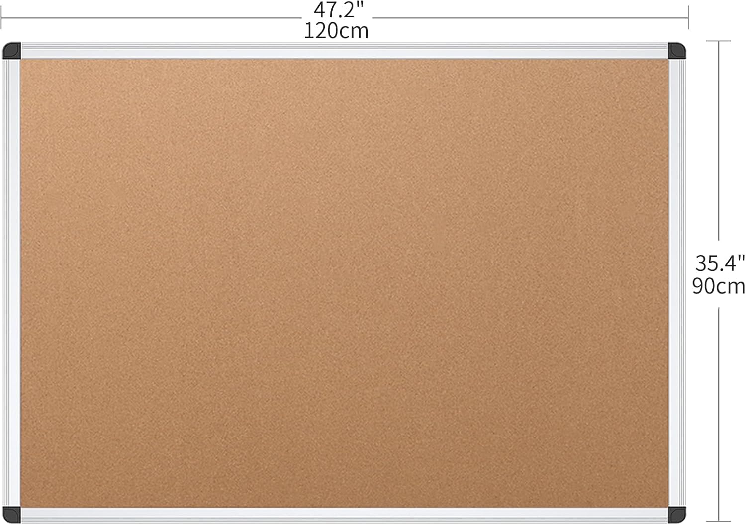 48x36 Inch Cork Bulletin Board – Bulletin Board Cork recenzja i cena