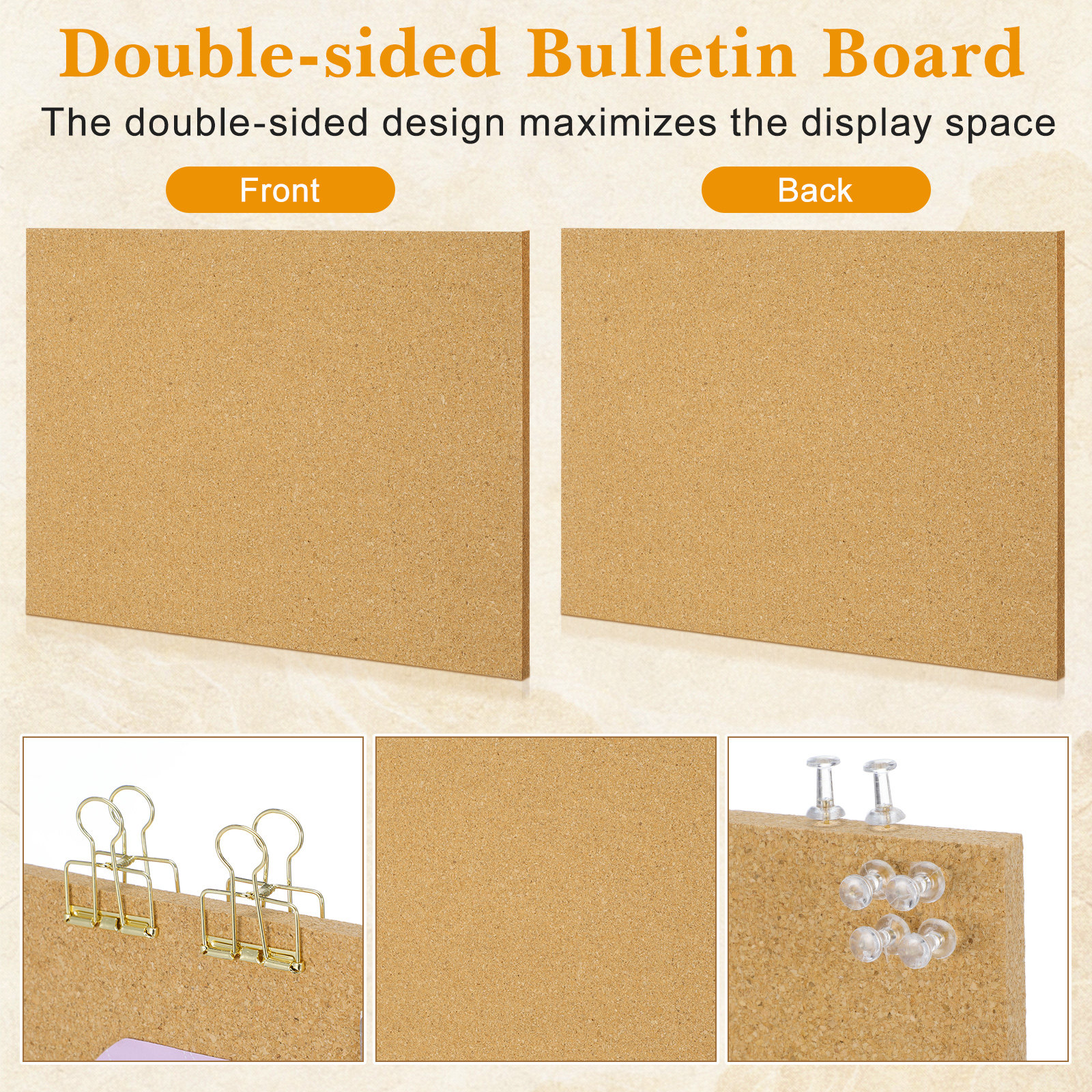 Pin Board Cork Bulletin Wooden – Bulletin Board Cork recenzja i cena
