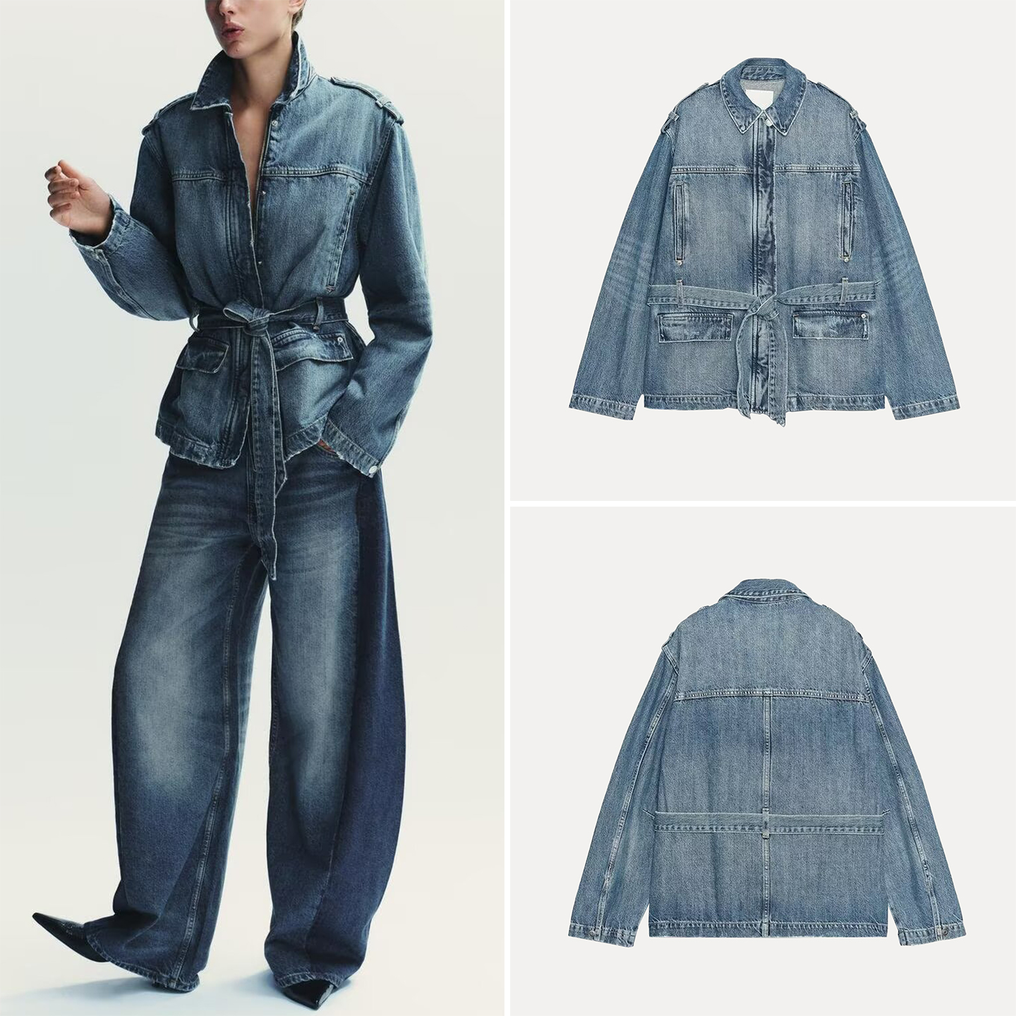 Ele Long Denim Jaet Women's Au – Coat Rack Standing recenzja i cena