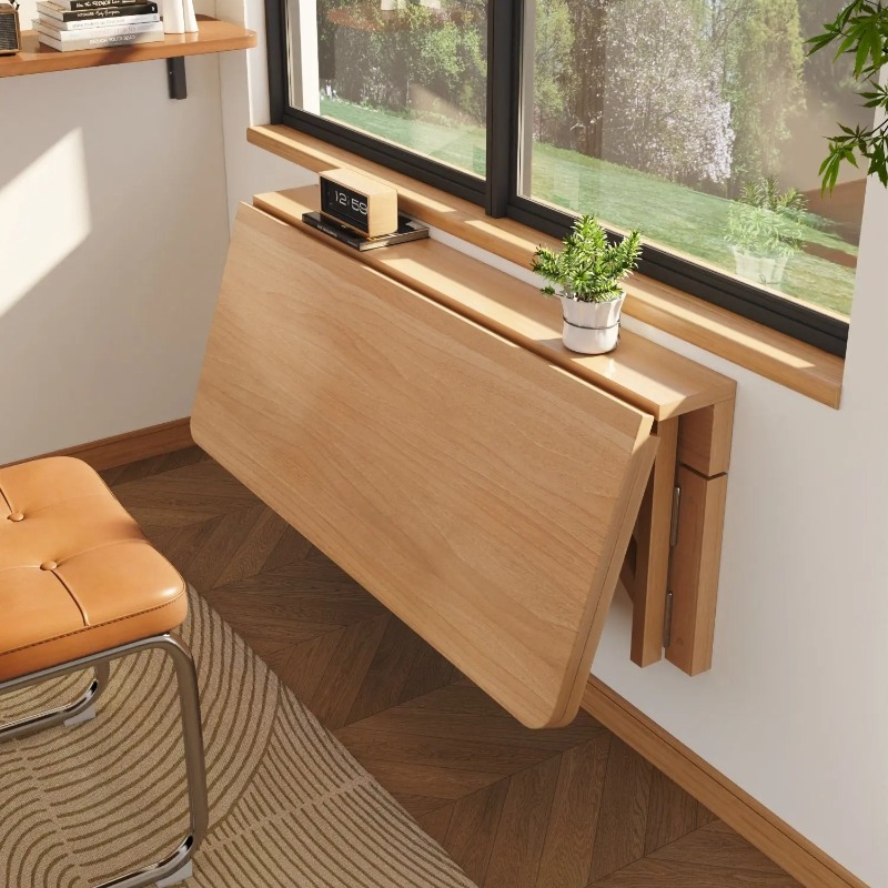 Wall Mounted Folding Desk, Sol – Office Furniture For Small Spaces recenzja i cena