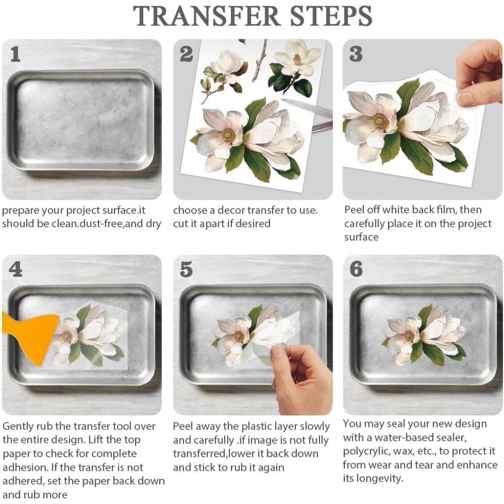 3pcs/Set Rose Rub on Transfers – Office Furniture Plan recenzja i cena