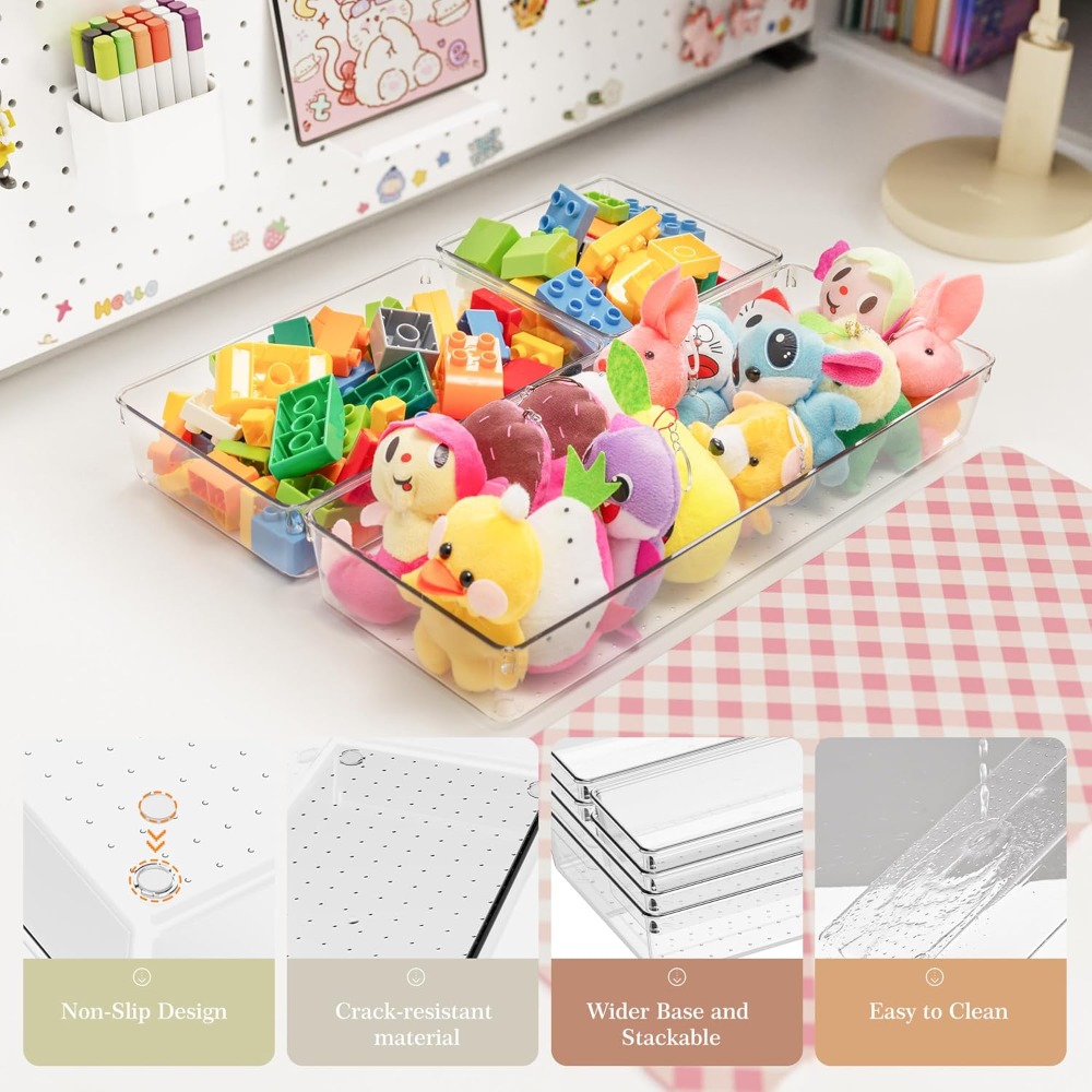US Shipping Clear Plastic Draw – Drawer Organizer Tray recenzja i cena