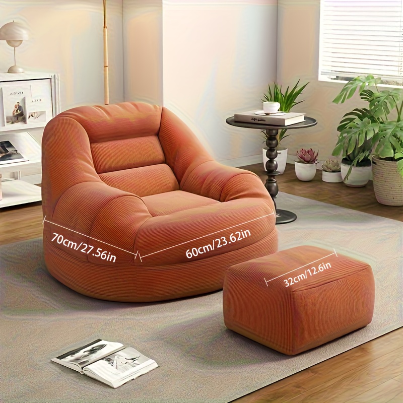 Lazy tatami sofa and footstool – Office Furniture For Small Spaces recenzja i cena