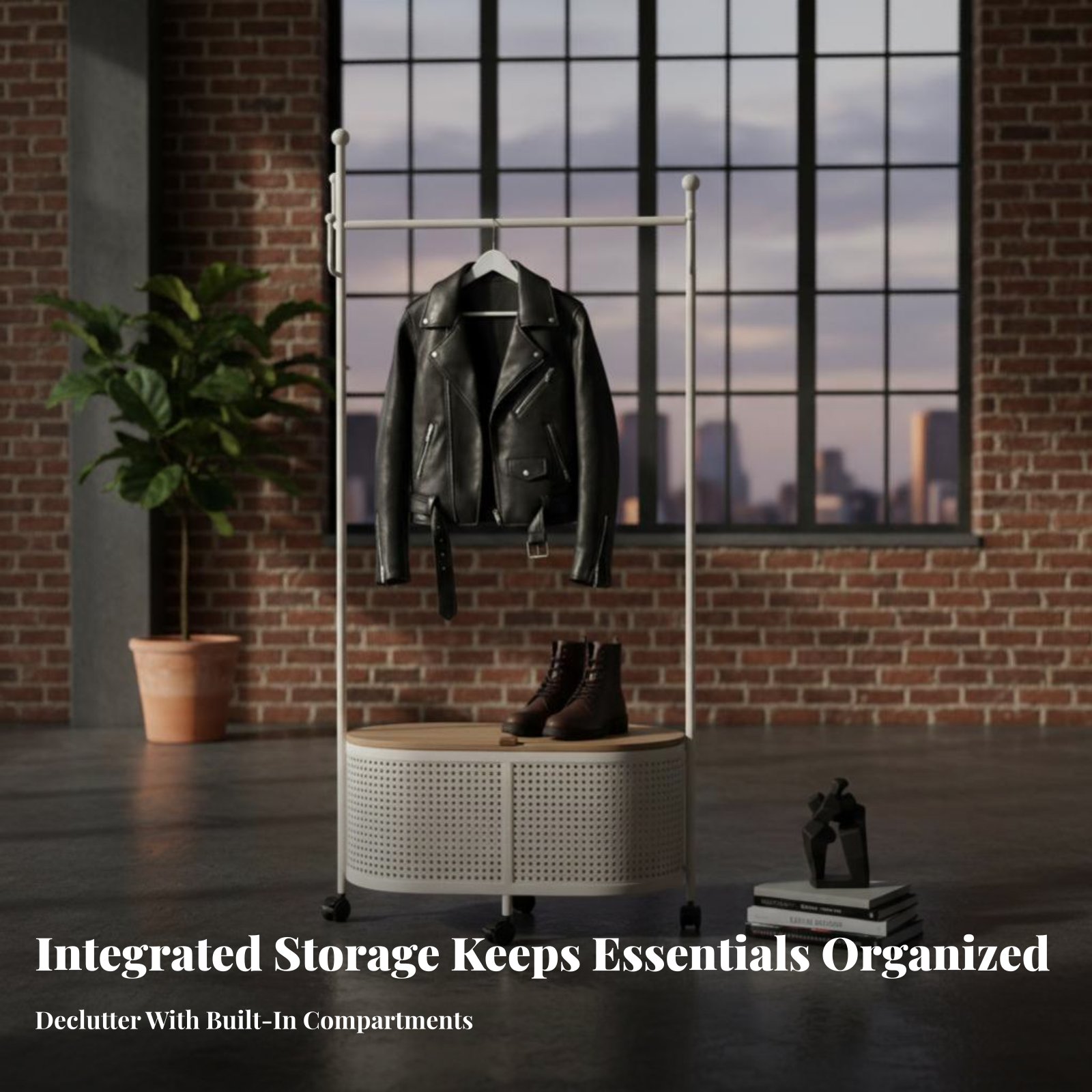 Rolling Clothes Rack Freestand – Coat Rack Standing recenzja i cena