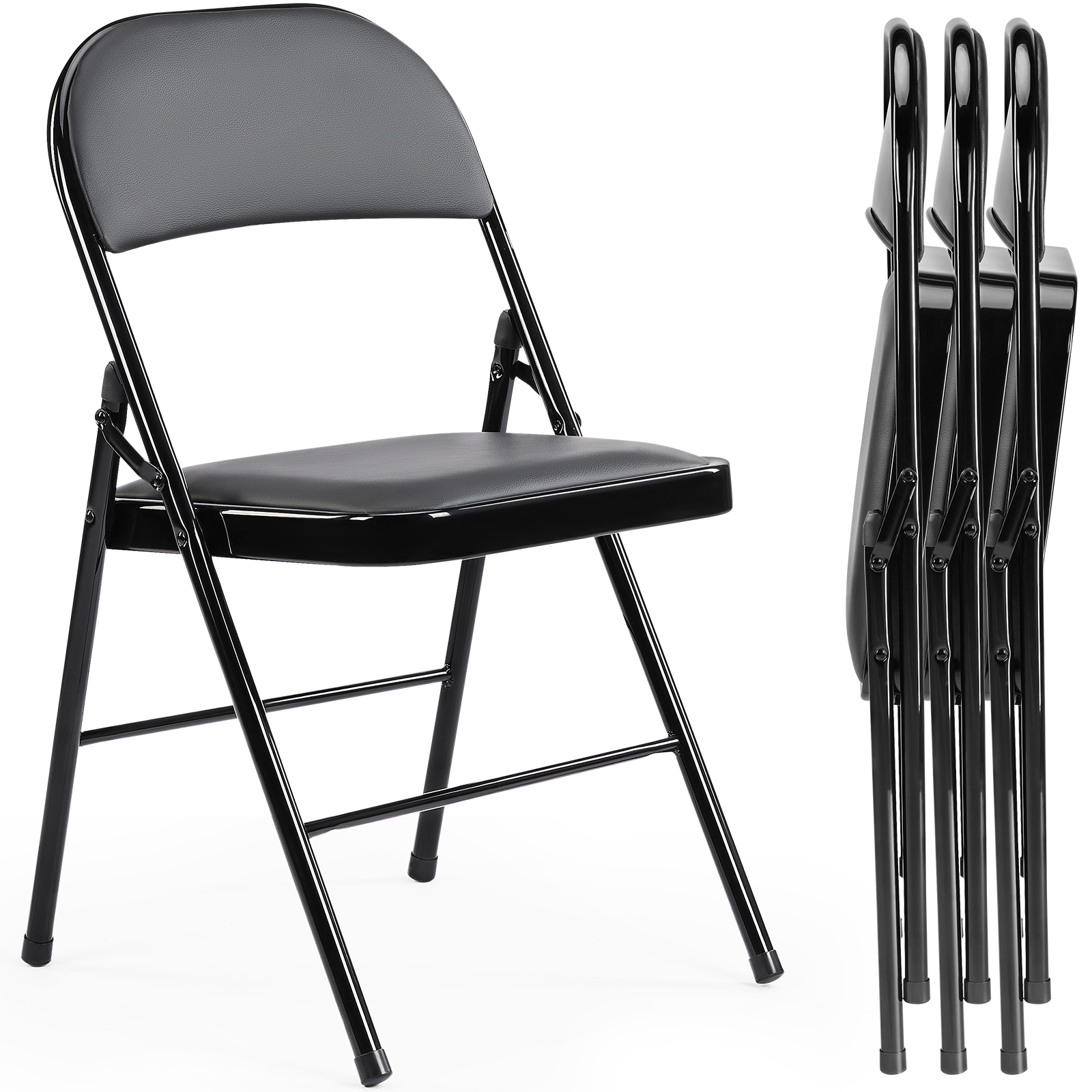 JHK Leather Padded Folding Cha – Office Furniture Plan recenzja i cena