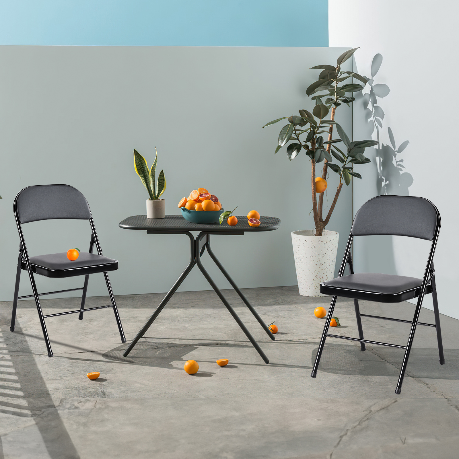 JHK Leather Padded Folding Cha – Office Furniture Plan recenzja i cena