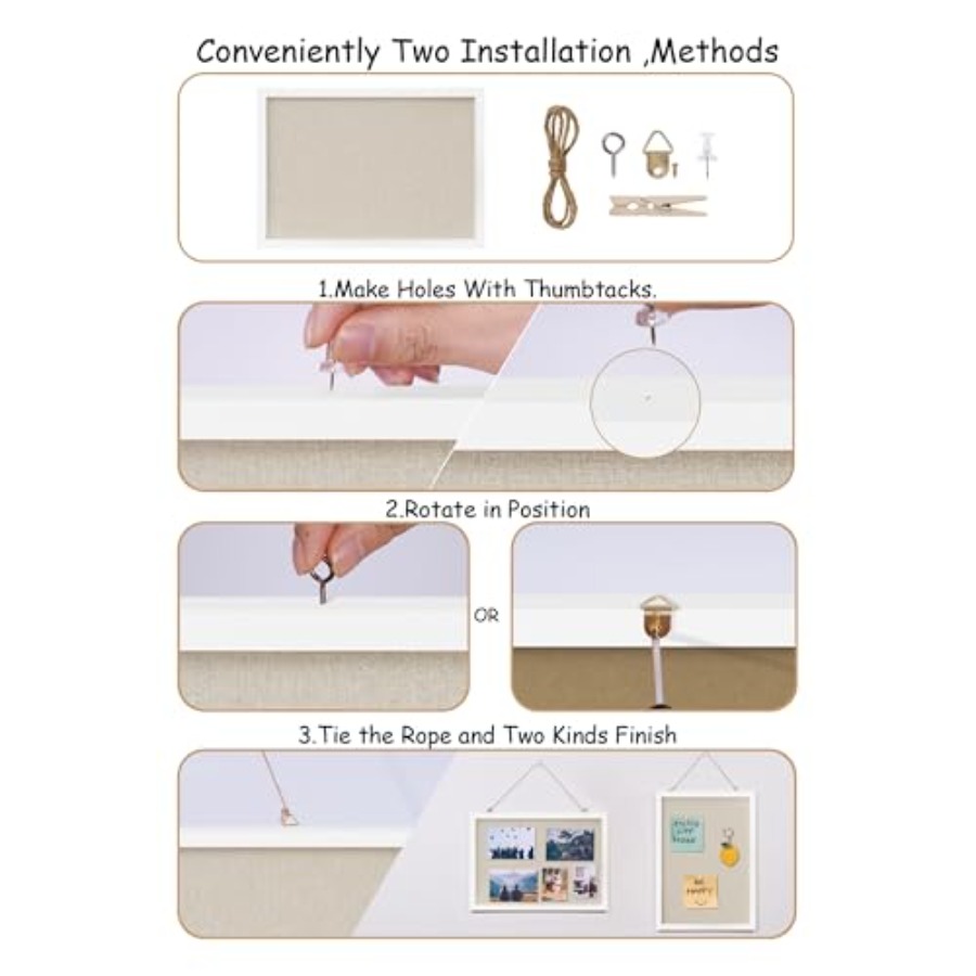 Cork Board with Linen White, B – Bulletin Board Cork recenzja i cena