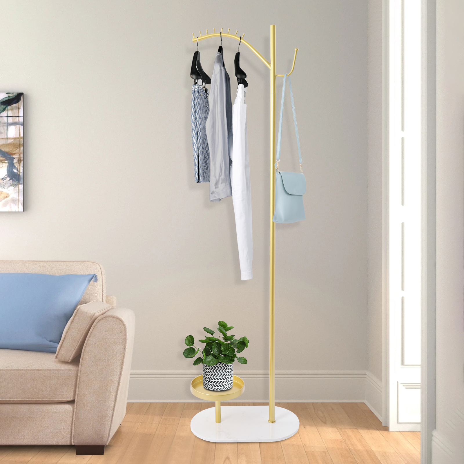 Freestanding Coat & Clothes Ra – Coat Rack Standing recenzja i cena