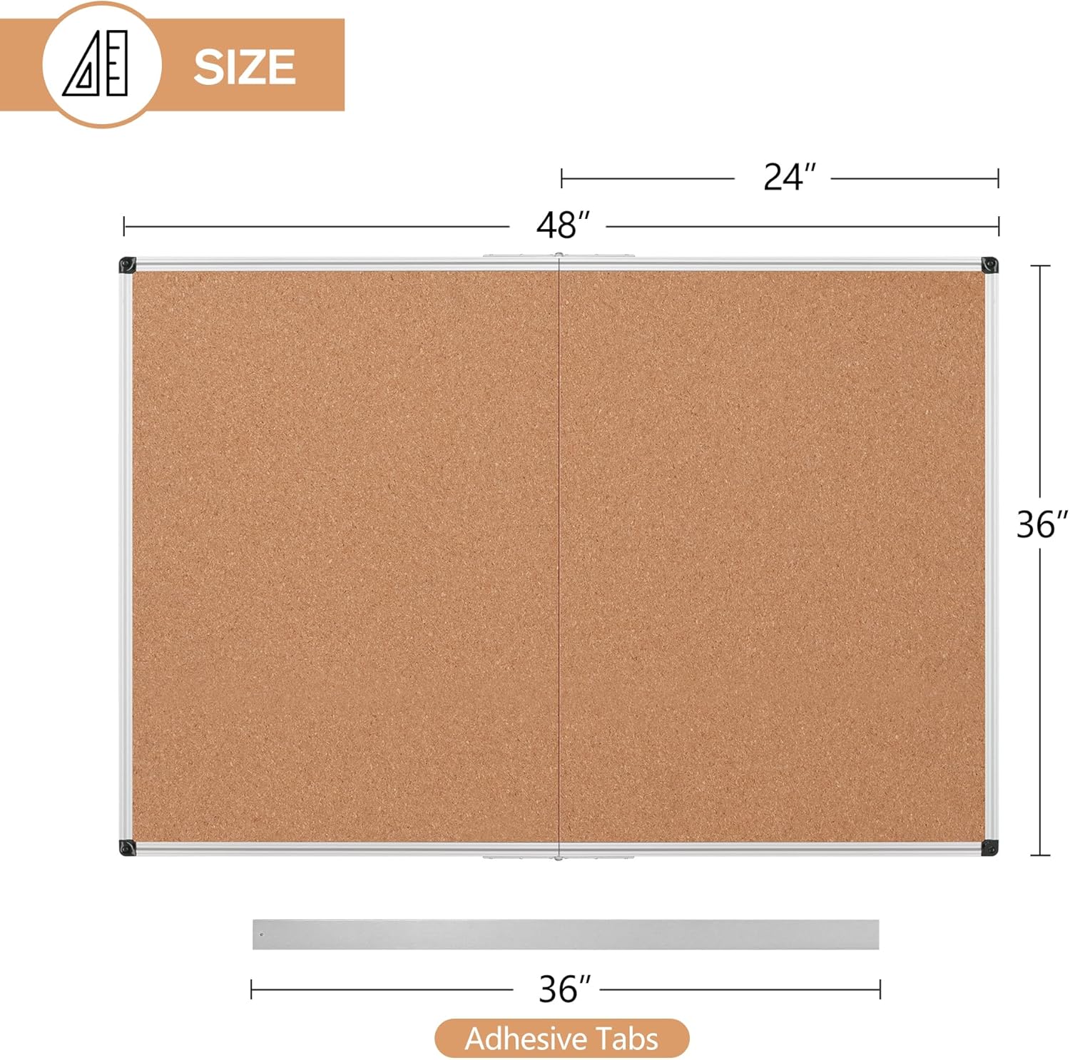 Cork Board Bulletin Board 36x4 – Bulletin Board Cork recenzja i cena