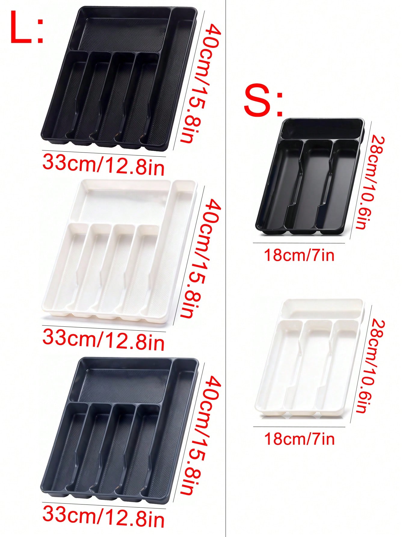 1pc Flat Cutlery Storage Tray, – Drawer Organizer Tray recenzja i cena