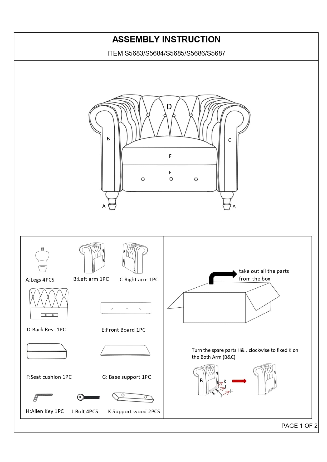 Velvet Chesterfield Armchair F – Office Furniture For Small Spaces recenzja i cena