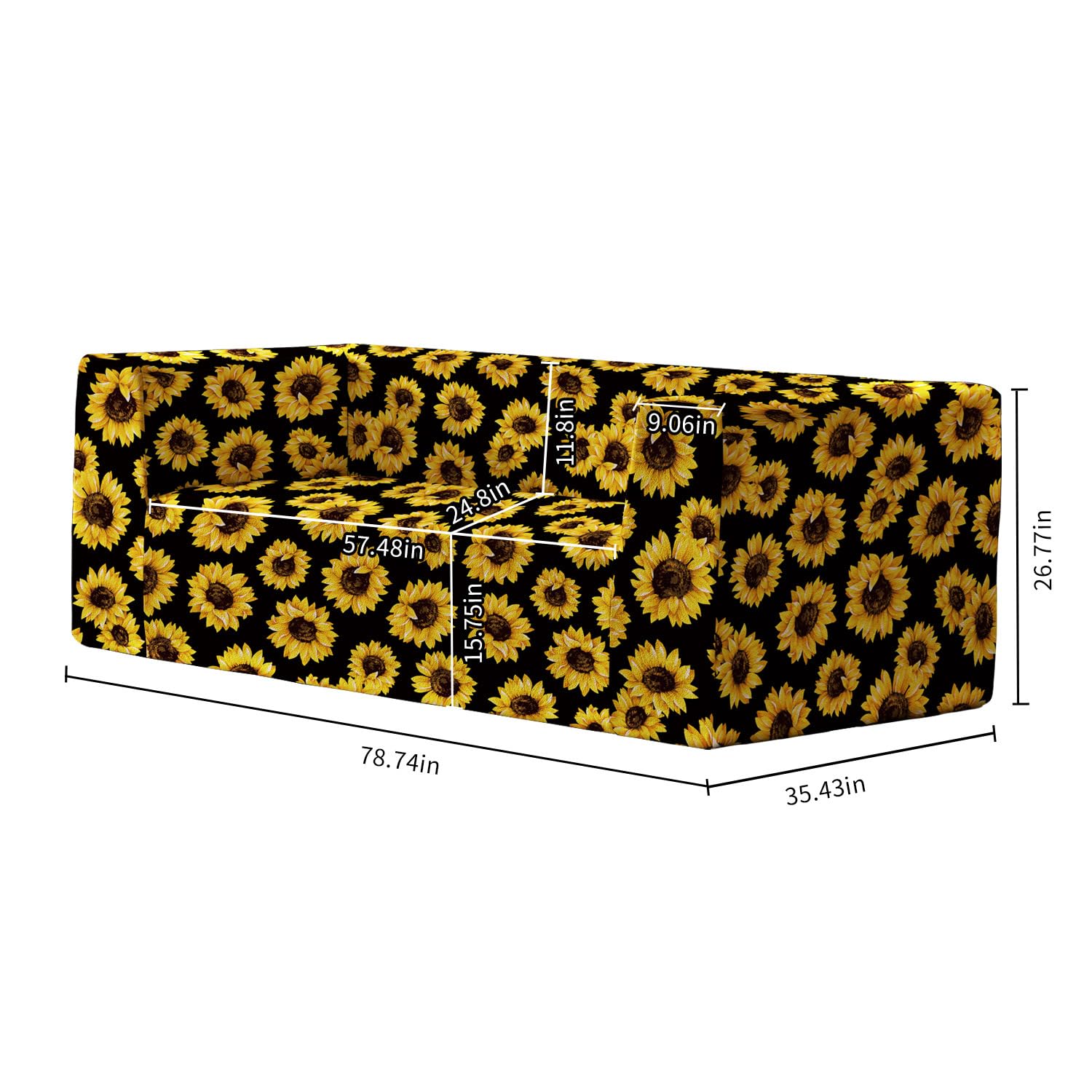Sunflower Print Boneless Loves – Office Furniture For Small Spaces recenzja i cena
