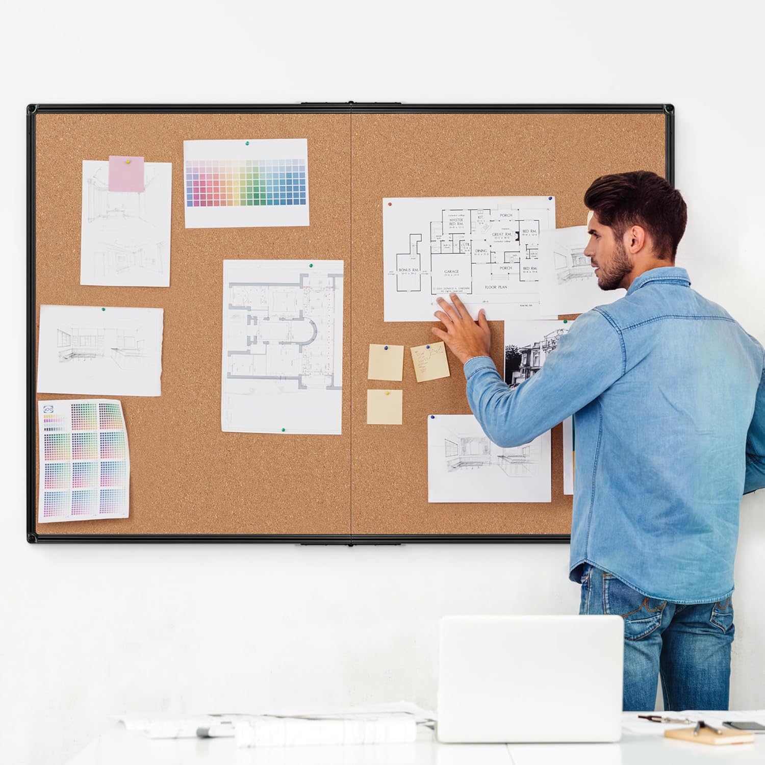 36x48 Cork Board Bulletin Boar – Bulletin Board Cork recenzja i cena