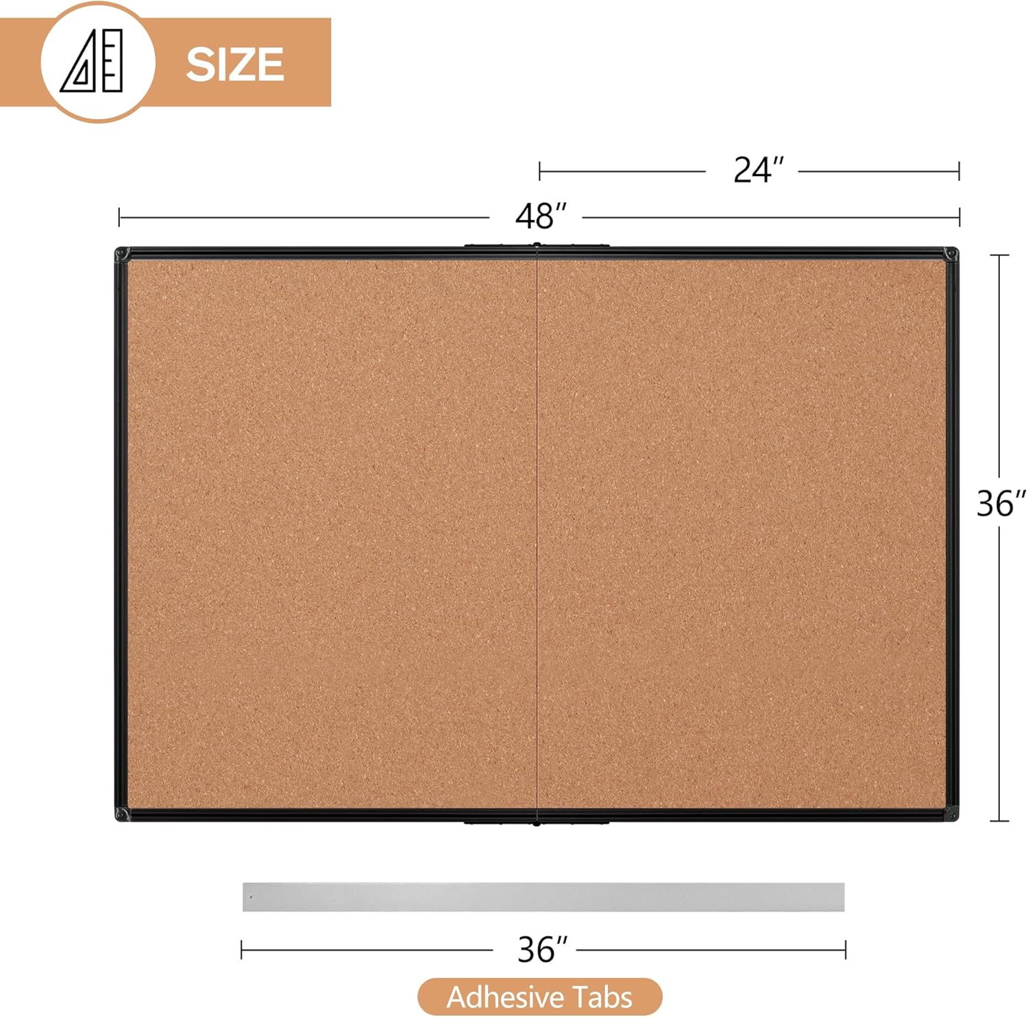 36x48 Cork Board Bulletin Boar – Bulletin Board Cork recenzja i cena
