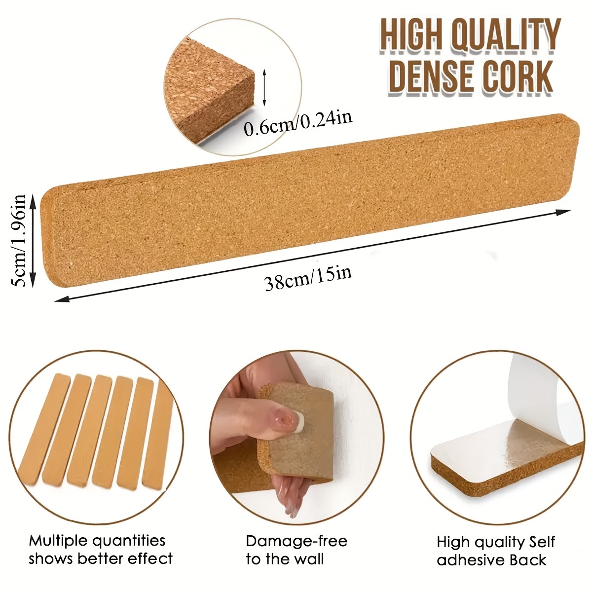 Long Cork Board Strips, Cork F – Bulletin Board Cork recenzja i cena