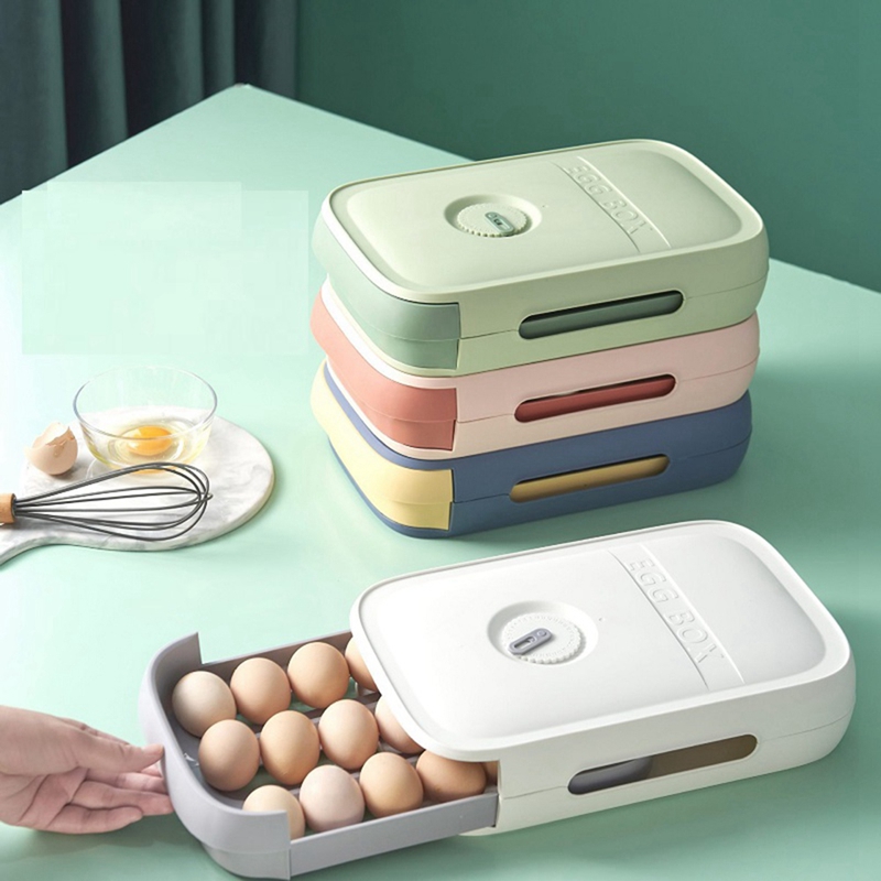 Egg Storage Container Refriger – Drawer Organizer Tray recenzja i cena