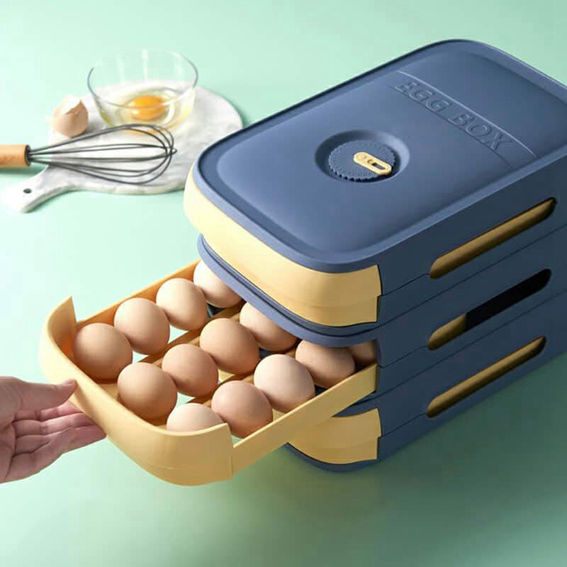 Egg Storage Container Refriger – Drawer Organizer Tray recenzja i cena