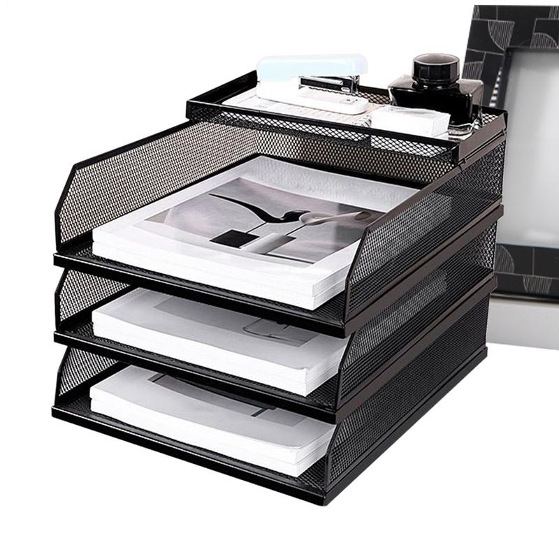 Desk Trays Metal Mesh Stackabl – Drawer Organizer Tray recenzja i cena